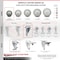 Service Caster 3 Inch Gray Polyurethane Wheel Swivel Bolt Hole Caster with Brake SCC SCC-BH20S314-PPUB-TLB - alternate 6